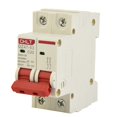 thumbnail image 1 of DC Circuit Breaker 500V 2 Pole Double MCB Solar PV 10 16 20 32 40 63 Amp, 1 of 10