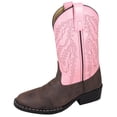 thumbnail image 1 of Kid's Monterey Brown/Pink Cowboy Boot, 1 of 4