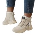 thumbnail image 1 of LSLJS Womens Snow Boots Versatile Warm High-top Snow Boots Cotton Shoes Velvet Work Boots, 1 of 5