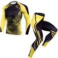 thumbnail image 3 of Men Compression Shirt Pants Set Fitness Sportswear Bodybuilding Tight Sport Suit, 3 of 5