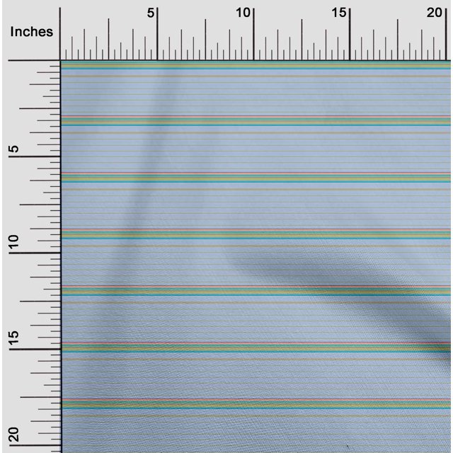 oneOone Viscose Jersey Fabric Horizontal Stripe Print Sewing Fabric BTY 60 Inch Wide