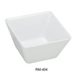 thumbnail image 1 of Yanco Rome Square Bowl, 10 oz Capacity, Square Shape, White, Melamine Material, Pack of 72, 1 of 1