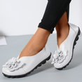 thumbnail image 5 of B91xZ Mocassins pour Femmes Chaussures Décontractées Penny Mocassins Rétro Confortables Mode Bateau Classiques, Argent 8, 5 of 5