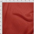 thumbnail image 4 of oneOone Tissu Viscose Georgette Rouge Rétro Minimal Bougie Matériel de Robe Tissu Imprimé Tissu au Mètre 42 Pouces de Large, 4 of 5