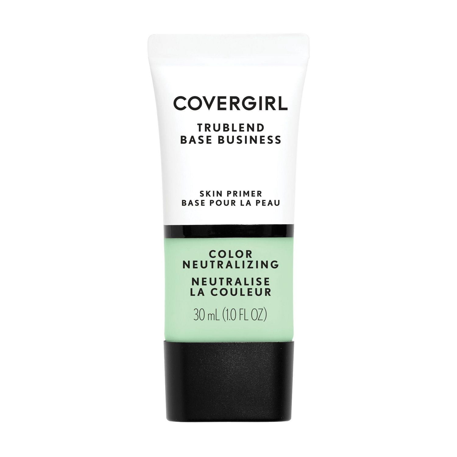 COVERGIRL Apprêt pour la peau Trublend Base Business, apprêt léger, estompe les imperfections, à l'eau de coco, hydratation de 24H, 100% Sans Cruauté