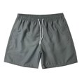 thumbnail image 2 of asjyhkr Mens Beach Shorts Lightweight Quick Drying with Pockets Elastic Waist Workout Shorts,17 Colors, 2 of 6