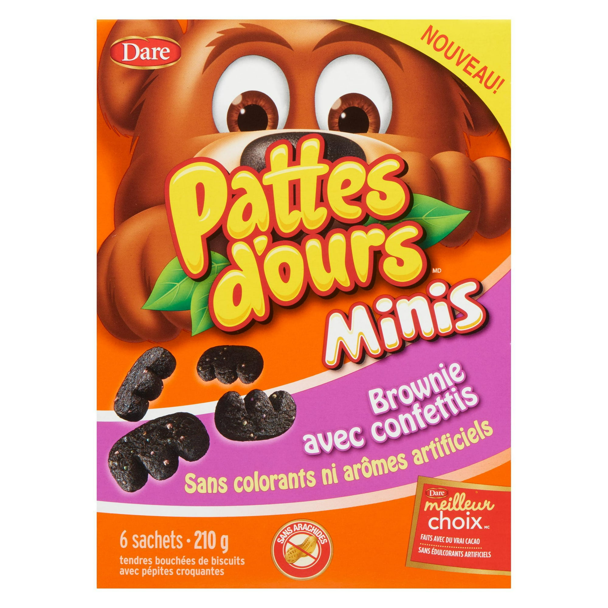 Dare Pattes Dours Confetti Brownie Biscuits