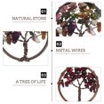 thumbnail image 2 of 8pcs Life Tree Pendant Charms Gemstone Crystal Jewelry Charms for Necklace, 2 of 8