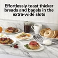 thumbnail image 2 of Hamilton Beach 2 Slice Extra Wide Slot Toaster with Bagel & Defrost Settings, Shade Selector with 7 Browning Levels, Toast Boost, Auto Shutoff, Black & Stainless Steel (, 2 of 8
