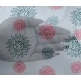thumbnail image 4 of oneOone Viscose Chiffon Fabric Spiral & Floral Block Print Fabric BTY 42 Inch Wide, 4 of 4