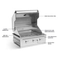 thumbnail image 3 of NewAge Products Outdoor Kitchen Aluminum 2 Piece Cabinet Set with Grill Cabinet and Performance Grill, 3 of 5