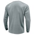 thumbnail image 4 of DDAPJ pyju Men's Regular Fit Long Sleeve Henley Shirt Casual Front Placket Henley T-Shirts Cotton Blended Basic Tee Clearance Sale Blue L, 4 of 7