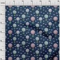 thumbnail image 3 of oneOone Cotton Poplin Blue Fabric Circus Craft Projects Decor Fabric Printed By The Yard 56 Inch Wide, 3 of 5