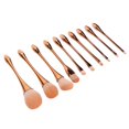 thumbnail image 2 of 10pcs Professionnel Maquillage Brosse Ensemble Ombre à Paupières Correcteur Fard à Joues Brosse Cosmétique Ensemble Rose Or, 2 of 14