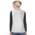 thumbnail image 3 of White Mark Veste Sherpa à Fermeture Éclair pour Femme, 3 of 6