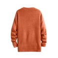 thumbnail image 4 of Grrvtrz Men's Casual Long Sleeve Deep V Neck Button Down Sweater Comfy Solid Color Sweater Coat Rib Knit Cardigan Sweaters, 4 of 4