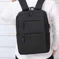 thumbnail image 2 of RXIRUCGD Business Laptop Backpack, 16.5 Inch Travel Laptop Bag Rucksack with USB Charging Port, Water-Resistant Bag Daypack for Work Anti-Theft College Computer Men Women Backpack, Black, 2 of 6