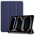 thumbnail image 1 of PANDACO Navy Leather Folio Case with Smart Cover for iPad Pro 13-inch (2024), 1 of 4