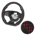 thumbnail image 4 of Steering Wheel Nappa Steering Wheel Flat Bottom Steering Wheel Steering Wheel For Camaro Steering Wheel Replacement Custom Carbon Fiber Steering Wheel Nappa Perforated Leather Fit, 4 of 8