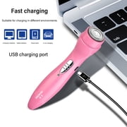 Meitianfacai Portable Electric Razor for Men, Waterproof Rechargeable Electric Shaver, Wet & Dry Rotary Shavers for Home/Travel/Car, Father's Day Gift