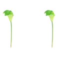thumbnail image 3 of kurtrusly Wedding Decor With Simulated Calla - Choose Variety Of Colors And Styles With High 3D And Simulation Durable PU Tender green 2PCS, 3 of 6