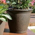 thumbnail image 2 of Sunnydaze Jardinière Pot de Fleurs Anjelica à Double Paroi Résistante aux Intempéries pour Patio, Jardin Ou Véranda Intérieur/extérieur - 24 Pouces - Fini Rouille - Lot de 3, 2 of 10