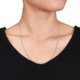 thumbnail image 2 of Miabella Sterling Silver Rolo Chain Necklace, 2 of 5