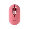 thumbnail image 1 of Logitech POP Mouse, , Compact and Portable Wireless Bluetooth Mouse With Programmable Buttons and Quiet Clicks - Heartbreaker Rose, 1 of 9