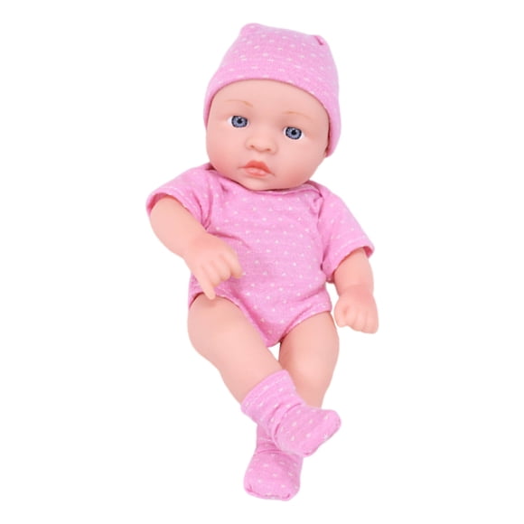 Reborn Baby Doll,Realistic Newborn Baby Dolls 7.48 Inch Soft Newborn Baby Dolls Vinyl Baby Dolls with Clothes Set Including Pacifier Realistic Doll Look Real Reborn Baby Dolls