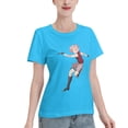 thumbnail image 2 of Women's Basic Short Sleeve T-Shirt Naruto Sakura, 2 of 6