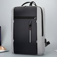 thumbnail image 1 of Cagogo Laptop Backpack, Business Slim Laptop Bag with USB Charging Port for Men Women, Water Resistant 16 Inch Computer Backpack, Durable Travel Backpack for College Study Work Office Commute, 1 of 9