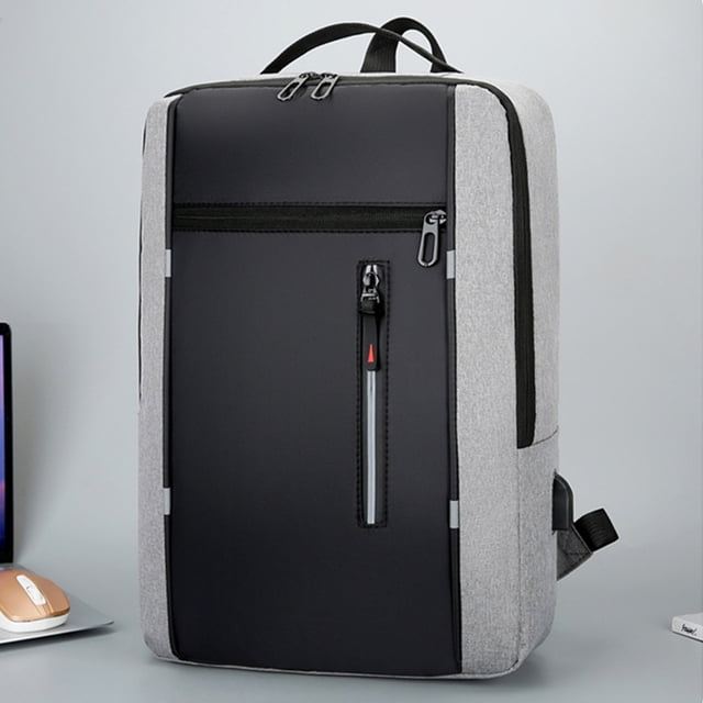 Cagogo Laptop Backpack, Business Slim Laptop Bag with USB Charging Port for Men Women, Water Resistant 16 Inch Computer Backpack, Durable Travel Backpack for College Study Work Office Commute