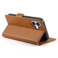 thumbnail image 3 of Étui Portefeuille Magnétique avec Porte-Cartes et Support pour iPhone 17 Brun, 3 of 6