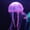 Pink, variant on Aquarium Jellyfish Decor, TOUMENY Glowing Fluorescent Artificial Jellyfish Ornament, Realistic Floating Silicone Fish Tank Decoration for Fresh Salt Water Aquarium, Pink
