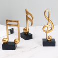 thumbnail image 4 of 3Pcs Music Note Musical Sculpture Musical Sculpture Ornaments Figurine for Music, 4 of 8