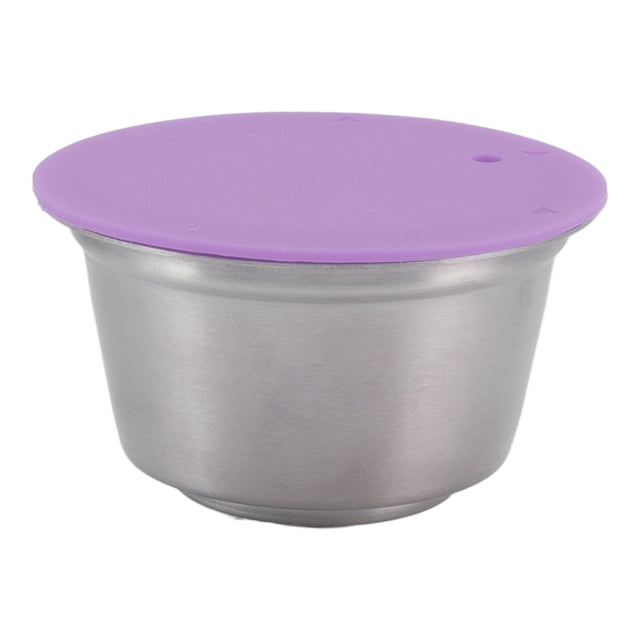 Reusable Coffee Stainless Steel Reusable Capsules With 1 Spoon And 1 Brush For Coffee Machine