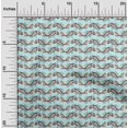 thumbnail image 1 of oneOone Polyester Lycra Fabric Fish Block Print Sewing Fabric BTY 56 Inch Wide, 1 of 4