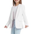 thumbnail image 4 of Veste Blazer pour Filles 3-14 Ans à Manches Longues Manteau Formel avec Poche, 4 of 8