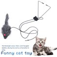 thumbnail image 2 of SLYNSHome Cat Toy Rope Mouse Play Supplies,Hanging Retractable Cat Catching Mouse Toy, Funny Door Hanging Bouncing Mouse Retractable Cat Interactive Toy, 2 of 9