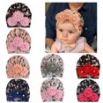 thumbnail image 3 of MesaSe Soft Cute Newborn Baby Flower Pearl Design Girls Caps Infant Hat Turban Elastic Cap, 3 of 9
