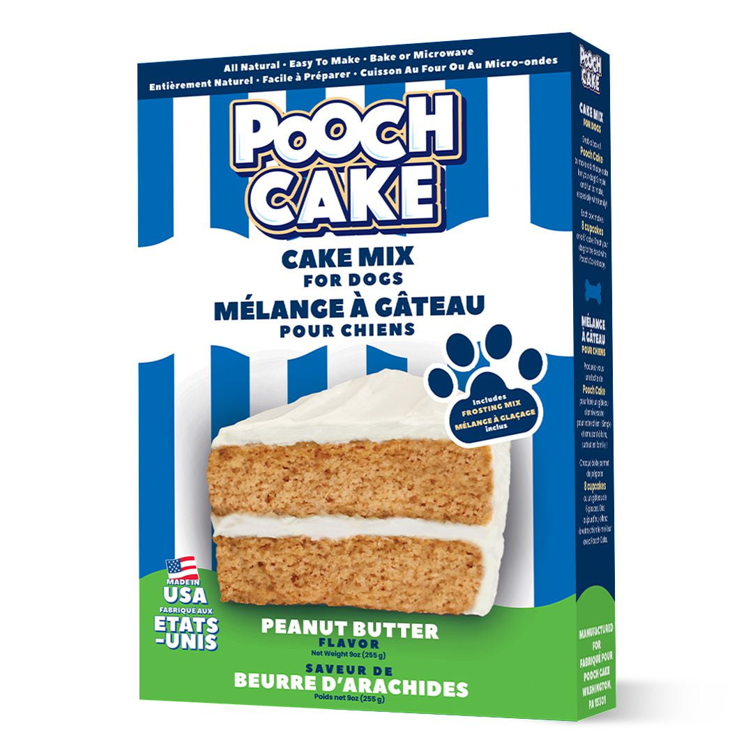 Pooch Cake Lot de 2- Mélanges à Gâteau au Beurre d'Arachides