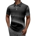 thumbnail image 1 of BOBOGOJP Polo à Manches Courtes pour Homme, Performance, Évacuation de l'Humidité, Polo de Golf Décontracté à Séchage Rapide à Manches Courtes (Noir, TG), 1 of 4