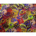 thumbnail image 5 of oneOone Silk Tabby Red Fabric Paisley Patchwork Fabric For Sewing Printed Craft Fabric By The Yard 42 Inch Wide, 5 of 5