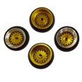 thumbnail image 4 of RC Wheel Rim Tires Rc Tires Tires Tyres 1:28 for Wltoys K969 K989 P929 1/28 Scale Buggy Hobby Yellow, 4 of 9