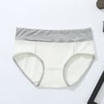 thumbnail image 4 of RKSTN 4Pc Womens Boxer Briefs High Waist Full Coverage Briefs Soft Breathable Postpartum Panties Patchwork Color Stretch Underpants, 4 of 9
