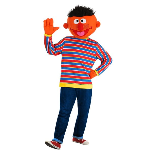 Déguisement de Mascotte Ernie Sesame Street pour Homme
