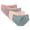 Pink, variant on RKSTN Womens Underwear 100% Cotton Underwear Women Maternity Underwear Solid Color Low Rise 4 PCS Belly Supporting Comfy Womens Panties