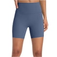 thumbnail image 1 of Yuyuzo Yoga Biker Shorts Womens High Waisted Belly Control Shapewear Workout Running Compression Shorts, 1 of 7