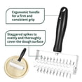 thumbnail image 4 of Vaidha Pizza Pin Puncher Dough Hole Maker With Plastic Handle Docking Tool For Pizza Pie Bread, 4 of 6