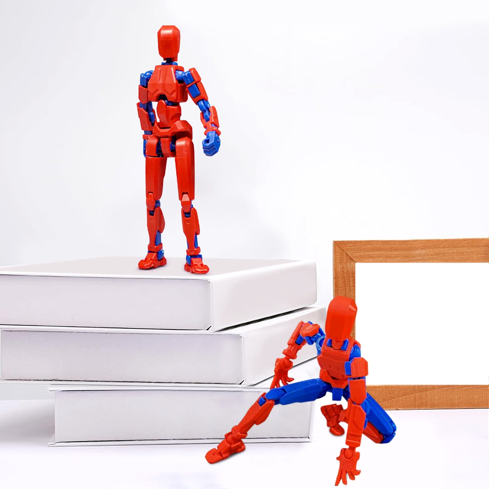 T13 Figurine Articulée 3D - Robot 14 Cm - 30 Articulations - 4 Armes - ABS - Cadeau Créatif Dès 14 Ans